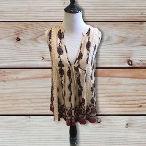 Altar’d State Print V-neckline Blouse -Size Small